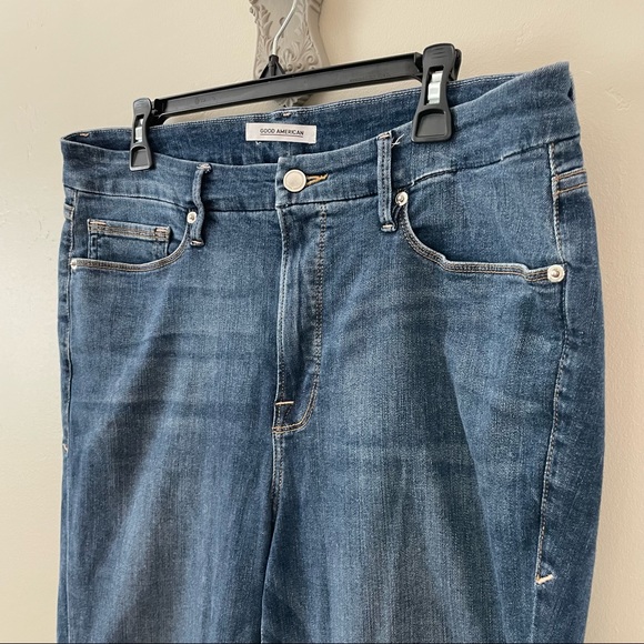Good American Good Legs Jeans Blue 004 Size 18 High Rise Skinny Kardashian - Picture 8 of 15